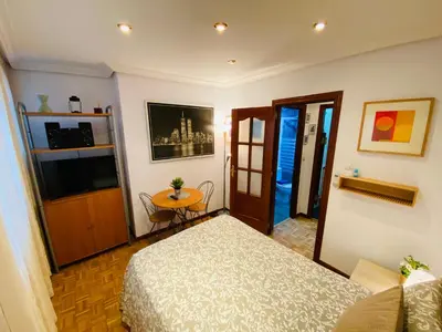 Cama o camas de una habitación en Sleeping Gran Via
