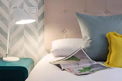 Cama o camas de una habitación en Acogedor y Céntrico Apartamento en GRAN VÍA