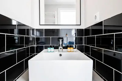 Un baño de Acogedor y Céntrico Apartamento en GRAN VÍA