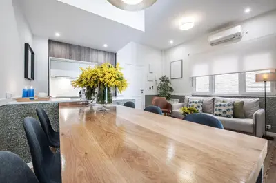 Zona de estar de Acogedor y Céntrico Apartamento en GRAN VÍA