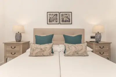 Cama o camas de una habitación en ACOGEDOR (2h+2B) En Malasaña