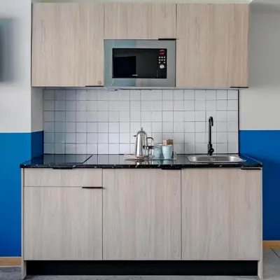 Una cocina o zona de cocina en Bob W Madrid Chueca