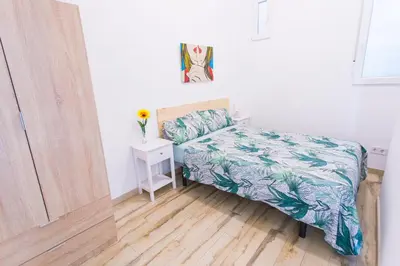 Cama o camas de una habitación en GREAT LOFT ATOCHA downtown