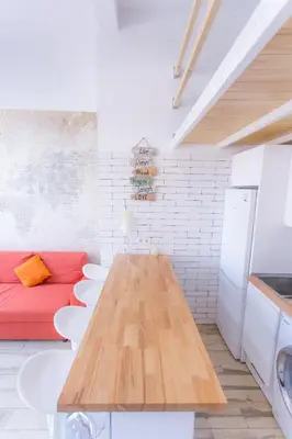 Una cocina o zona de cocina en GREAT LOFT ATOCHA downtown