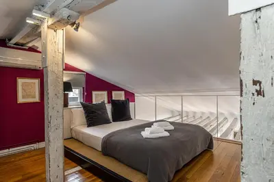 Cama o camas de una habitación en Waou Puerta del Sol II - Alquiler Corta Duración