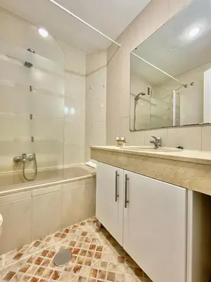 Un baño de Cozy Malasaña - Estudio con balcón en el centro, AC