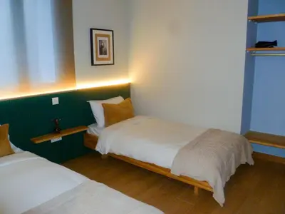 Cama o camas de una habitación en OLBLANC Plaza de España by Batuecas