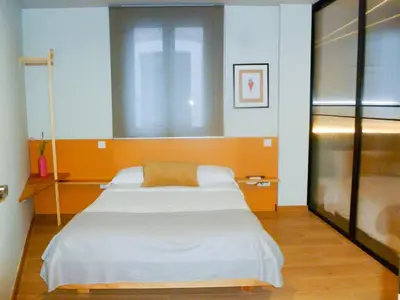 Cama o camas de una habitación en OLBLANC Plaza de España by Batuecas