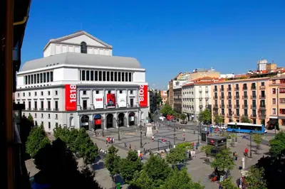 Vista general de Madrid o vista desde el apartamento