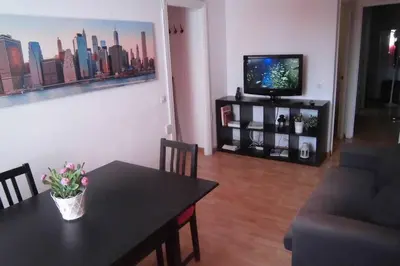 Una televisión o centro de entretenimiento en Apartamento Zona Turística Centro Madrid