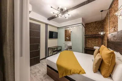 Cama o camas de una habitación en Waou Boutique SOL