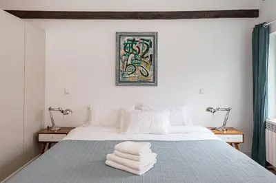 Cama o camas de una habitación en Figueroa