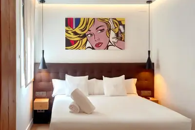 Cama o camas de una habitación en Woohoo Rooms Boutique Sol
