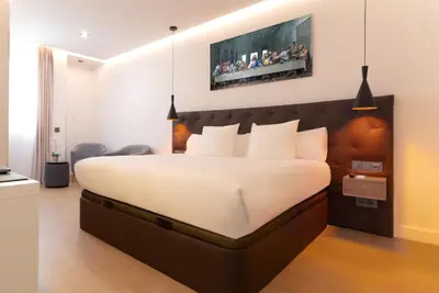 Cama o camas de una habitación en Woohoo Rooms Boutique Sol