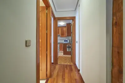 Una cocina o zona de cocina en Apartamentos Madrid Atocha