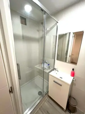 Un baño de Coqueto Apartamento en el Corazón de Madrid (Sol)