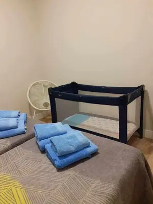 Cama o camas de una habitación en Acogedor Apartamento entre Sol, Gran Vía y Palacio