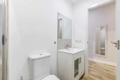 Un baño de Acogedor Apartamento entre Sol, Gran Vía y Palacio