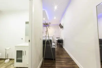 Una televisión o centro de entretenimiento en Céntrico apartamento entre Sol, Ópera y Pza Mayor
