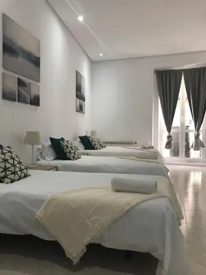 Cama o camas de una habitación en Las Letras D