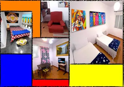 Zona de estar de Don Quijote APARTAMENTS TPH Madrid