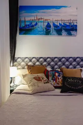 Cama o camas de una habitación en La Reina de Gran Via - PARKING TPH