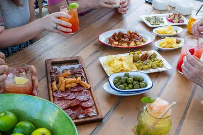 Comida en o cerca de este albergue