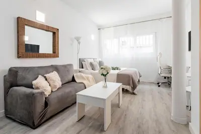 Zona de estar de Charming Studio Avenida América