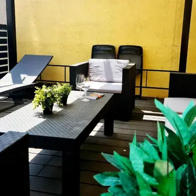 Ático con terraza en el centro de Madrid