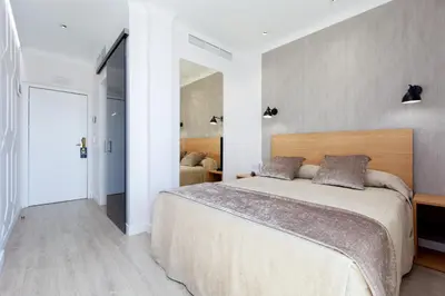 Cama o camas de una habitación en Hotel Europa