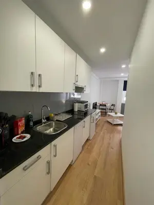 Una cocina o zona de cocina en MiniEstudios Plaza de España