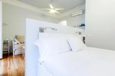 Cama o camas de una habitación en La Casa de La Luna