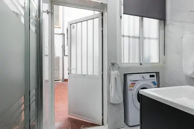 Cama o camas de una habitación en Acogedor estudio en la Calle Encomienda