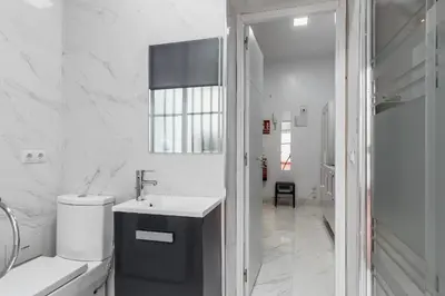 Un baño de Acogedor estudio en la Calle Encomienda