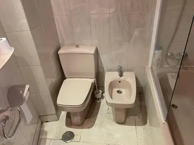 Un baño de Apartamentos y Estudios Torr en Madrid - Chamartín con Wifi Gratis