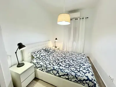 Cama o camas de una habitación en Centro Ronda de Segovia Aparment