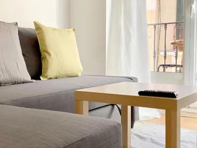 Cama o camas de una habitación en Valverde Malasaña - Coqueto estudio con sofá cama en el centro