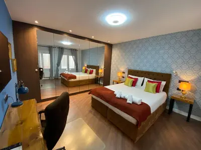 Cama o camas de una habitación en Plaza España - Apartamento en el Centro