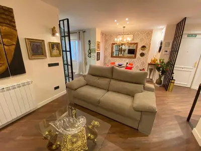 Zona de estar de Plaza España - Apartamento en el Centro
