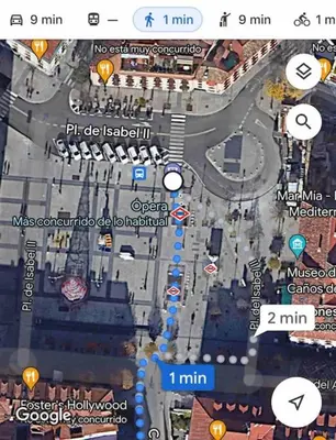 Plano de El Apartamento en Ópera Palacio Real