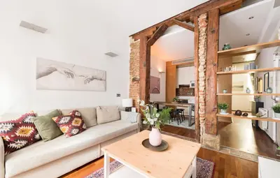 Una cocina o zona de cocina en El Olivar de la Paz Madrid Centro
