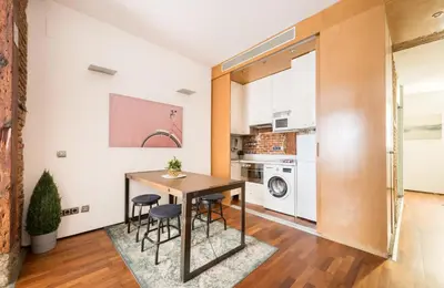 Una cocina o zona de cocina en El Olivar de la Paz Madrid Centro