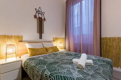 Cama o camas de una habitación en Social - Coliving & Coworking - Madrid