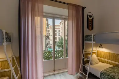 Cama o camas de una habitación en Social - Coliving & Coworking - Madrid