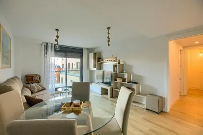 Zona de estar de 2B2B Deluxe apartment - Jardines de Cuatro Caminos - Business District - Santiago Bernabéu