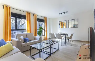 Zona de estar de Antonio Lopez en Madrid