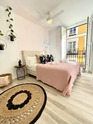 Cama o camas de una habitación en Waou LA CIBELES es MIA - Corta Duración