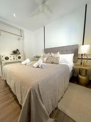 Cama o camas de una habitación en Waou OPERA es MIA - Corta Duración