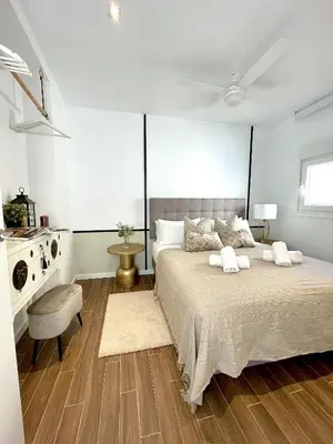 Cama o camas de una habitación en Waou OPERA es MIA - Corta Duración