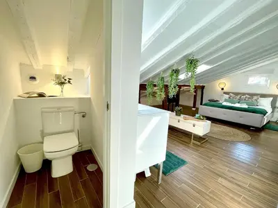 Cama o camas de una habitación en Waou PALACIO DE CRISTAL es MIA - Corta Duración